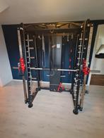 Powerrack met Smith machine en dual adjustable pulley, Sport en Fitness, Fitnessapparatuur, Ophalen, Benen, ., Overige typen