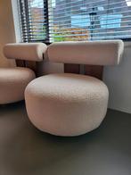 .::Japandi fauteuil/poef/stoel - Zo Goed Als Nieuw!, Huis en Inrichting, Ophalen of Verzenden, Zo goed als nieuw, 50 tot 75 cm