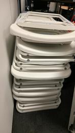 15 stuks inklapstoelen wit, Huis en Inrichting, 1 kruk, Ophalen, 60 tot 90 cm