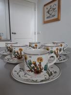 6 koppen met schotels Villeroy en Boch Botanica, Huis en Inrichting, Keuken | Servies, Ophalen of Verzenden, Zo goed als nieuw