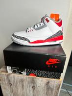 Air Jordan 3 Fire Red 40-41-41, Verzenden, Wit, Nieuw, Sneakers of Gympen