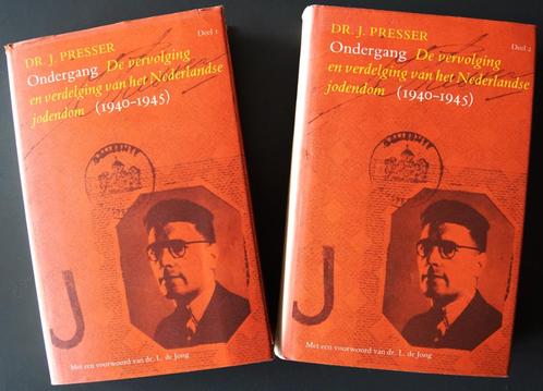 Ondergang en verdelging van het nederlandse Jodendom 2 dln., Boeken, Oorlog en Militair, Gelezen, Overige onderwerpen, Tweede Wereldoorlog