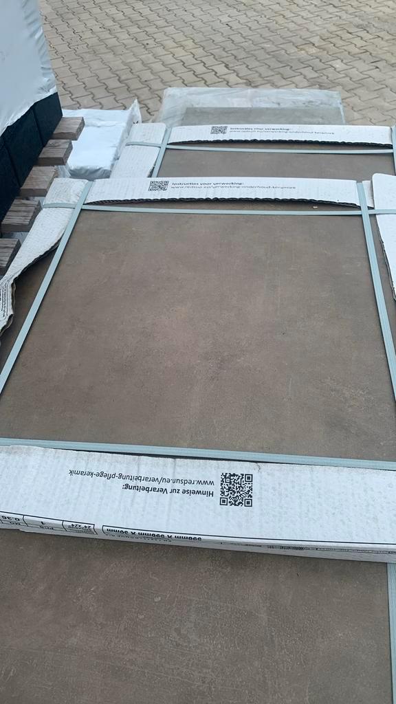 Keramische tegels 60x60x3cm ca. 20m2, Tuin en Terras, Tegels en Klinkers, Nieuw, Terrastegels, Keramiek, 10 m² of meer, Ophalen of Verzenden