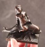 19e eeuws bronzen sculptuurtje, Antiek en Kunst, Ophalen of Verzenden
