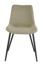 Eetkamerstoel 4 stuks ecru zand Stoel Light & Living Nieuw, Huis en Inrichting, Stoelen, Ophalen, Overige kleuren, Nieuw, Metaal