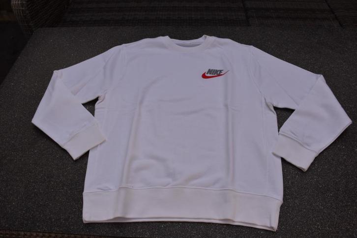 Sweater Nike maat L, Kleding | Heren, Truien en Vesten, Zo goed als nieuw, Maat 52/54 (L), Wit, Ophalen of Verzenden