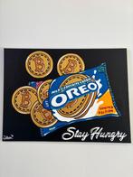 Modern Art Schilderij Stay Hungry (Bitcoin/Oreo), Ophalen