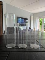 Glass Candle Holders – Decor - Glazen Waxinelichthouders, Verzenden, Zo goed als nieuw, Versiering, Geboorte of Huwelijk