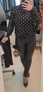 Zwart met goudkleurige top., Kleding | Dames, Tops, Zwart, Nieuw, Ophalen of Verzenden, Lange mouw
