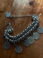 Dames armband met munten bedels (vintage zilveren turkse), Sieraden, Tassen en Uiterlijk, Armbanden, Verzenden, Nieuw, Zilver