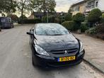 Peugeot 307 2.0 16V CC 2004 Zwart, Auto's, Voorwielaandrijving, 74 €/maand, Zwart, 4 cilinders