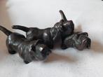 Bronzen Hush Puppies, gesigneerd E B, Antiek en Kunst, Antiek | Koper en Brons, Ophalen of Verzenden