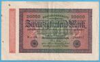 (KB45) Duitsland 20.000 mark 1923, Postzegels en Munten, Bankbiljetten | Europa | Niet-Eurobiljetten, Verzenden, Duitsland, Los biljet