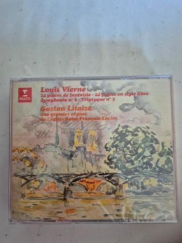 Louis Vierne/Gaston Litaize - Oeuvres pour orgue. 4cd. NIEUW beschikbaar voor biedingen