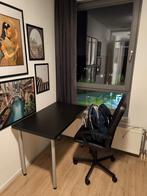 Bureau met stoel voor thuiskantoor, Huis en Inrichting, Bureaus, Ophalen, In hoogte verstelbaar, Gebruikt, Bureau