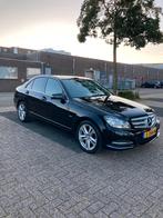 Mercedes-Benz C-Klasse 1.8 C180 CGI Sedan 2012 Zwart, Auto's, Voorwielaandrijving, 1380 kg, 1796 cc, Zwart