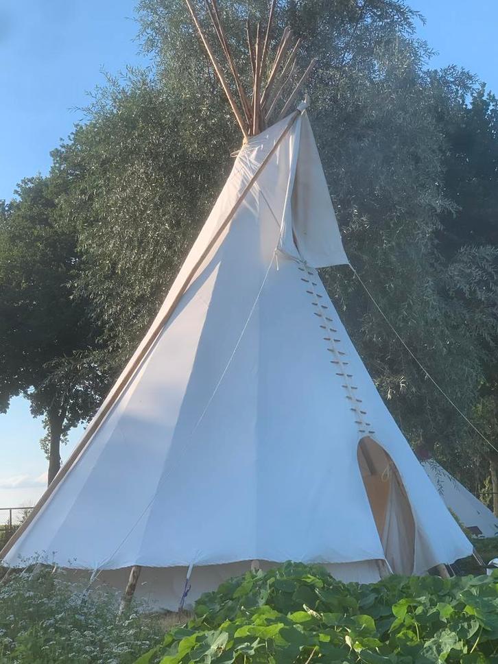 Grote Tipi Tent 7m - Ceremonies, Glamping, Caravans en Kamperen, Tenten, meer dan 6, Gebruikt, Ophalen of Verzenden