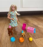 Barbie met hond, Kinderen en Baby's, Speelgoed | Poppen, Ophalen of Verzenden, Gebruikt, Barbie