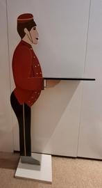 Houten butler - Decoratief bijzettafeltje, Ophalen, Minder dan 55 cm, Zo goed als nieuw, 60 cm of meer