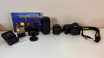 Nikon D3500 met 2 lenzen en accessoires, Ophalen, Spiegelreflex, Zo goed als nieuw, 4 t/m 7 keer