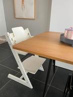 Stokke tripp trapp stoel wit, Kinderen en Baby's, Kinderkamer | Tafels en Stoelen, Gebruikt, Ophalen of Verzenden, Stoel(en)