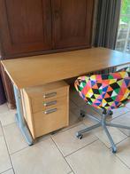 2x IKEA  bureau + ladenblok type Galant, Huis en Inrichting, Bureaus, Ophalen, Gebruikt