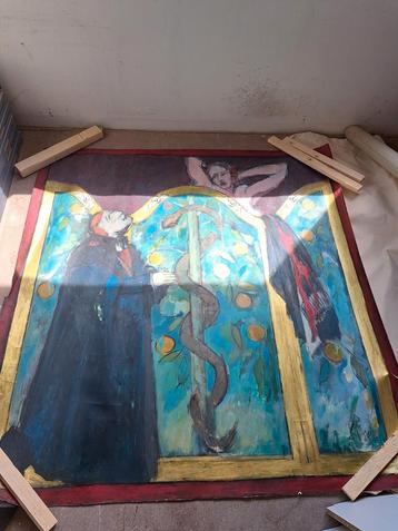 Kunstwerk/schildersduk van LOUISE uit NIJMEGEN  beschikbaar voor biedingen
