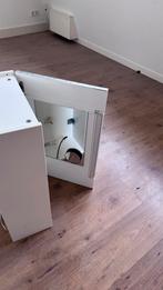 Badkamer kastje, dubbele spiegel met lampje, Huis en Inrichting, Ophalen, Gebruikt