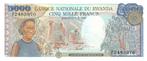 Rwanda 5000 Francs 1988 Unc pn 22a, Los biljet, Ophalen of Verzenden, Overige landen