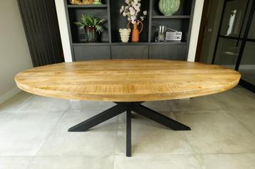 Nieuwe mango eettafel met spinpoot 160/180/200/220/240cm beschikbaar voor biedingen