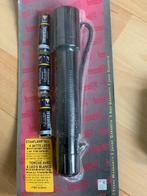 Homey Led zaklamp 4 led's, zwart aluminium, Caravans en Kamperen, Ophalen of Verzenden, Nieuw, Batterij