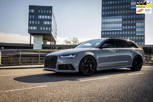 Audi RS6 Performance 4.0TFSI (720pk) KERAMISCH MILLTEK NARDO, Auto's, Audi, Bedrijf, Te koop, RS6, 360° camera, 4x4, ABS, Adaptive Cruise Control