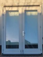Hardhouten openslaande tuindeuren inclusief kozijn!, Doe-het-zelf en Verbouw, Kozijnen en Schuifpuien, Ophalen, Gebruikt, Deurkozijn