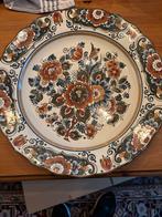 Antiek Flora Keramiek Bord Delft, Ophalen of Verzenden