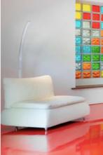 Mooi en heerlijk zittende stoel, wit leer, Ophalen, Wit, Design, Leer