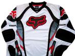 FOX RACING TECHNIQUE MOTO X JERSEY WHITE-RED - BLACK  FRONT, Info@taurusvintage.nl, Heren, Fox racing, Fox Racing