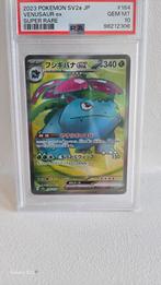 PSA 10 Venusaur ex 184/165 SR Full Art Japanese Pokemon 151, Ophalen of Verzenden, Zo goed als nieuw, Losse kaart