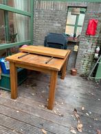 Eiken eettafel, Huis en Inrichting, Tafels | Eettafels, Ophalen, Gebruikt, 100 tot 150 cm, Eikenhout