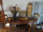 antieke Franse tafel / sidetable met lade, Antiek en Kunst, Antiek | Meubels | Tafels, Ophalen