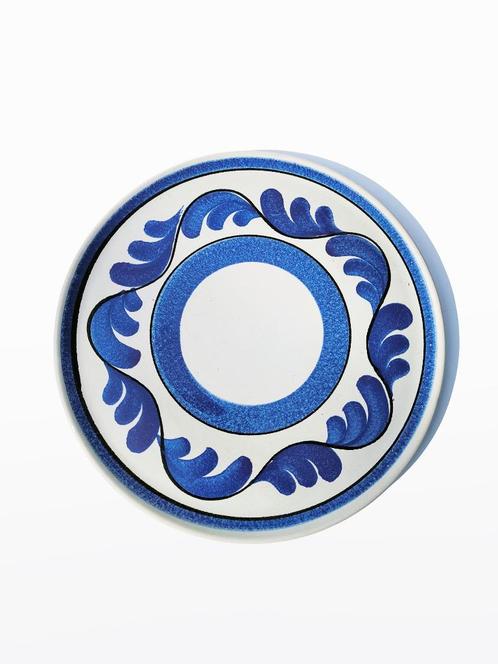 Vintage bord blauw motief, Antiek en Kunst, Antiek | Wandborden en Tegels, Verzenden