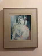 Aquarel Moeder en Kind, ingelijst, Ophalen of Verzenden