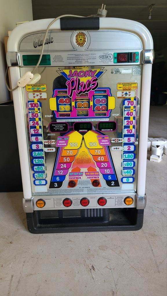 Oude Duitse gokkast - Jacky Plus - Werkend!, Verzamelen, Automaten | Gokkasten en Fruitautomaten, Gebruikt, Overige munten, Ophalen