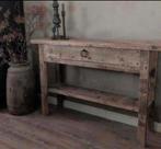 ~Stoer Sober Landelijk Houten Sidetable/Wandmeubel~, Ophalen of Verzenden, Nieuw