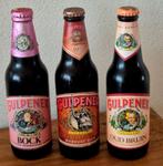 3 hele oude volle flessen GULPENER bier collector's item, Ophalen of Verzenden, Zo goed als nieuw, Flesje(s), Gulpener