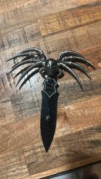 Sier mes dolk schedel spin, Ophalen of Verzenden, Overige soorten, Mes of Dolk