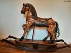 Antiek houtgesneden carrousel paard hobbelpaard, Antiek en Kunst, Ophalen
