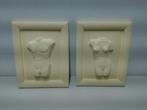 Wandtegel Torso Man & Vrouw, Ophalen of Verzenden, Gebruikt, Mens