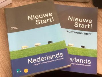 ONGBERUIKT! Nieuwe start en Portfolioschrift NT2 NIEUW! beschikbaar voor biedingen