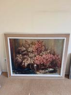 Hans Lenteman stilleven olieverfschilderij boeket, Ophalen