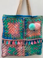 Tas met linnen/jute binnentas. Handmade Nieuw!, Ophalen of Verzenden, Nieuw, Overige kleuren, Shopper